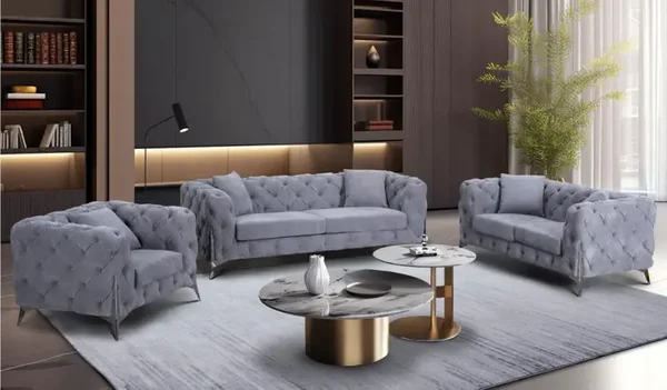 Paris Grey Sofa (3+2+1)