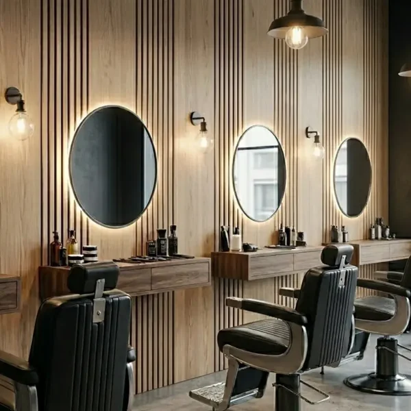 Multi Width Acoustic Wood Veneer Wall Panels - 3-sided - 240cm x 30cm (2 pack) (Copy)