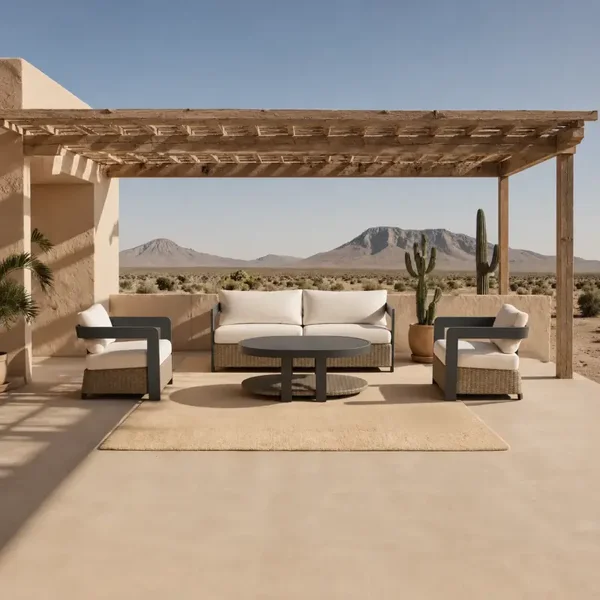 Selene Outdoor Lounge Set - Wicker - 5 Seater