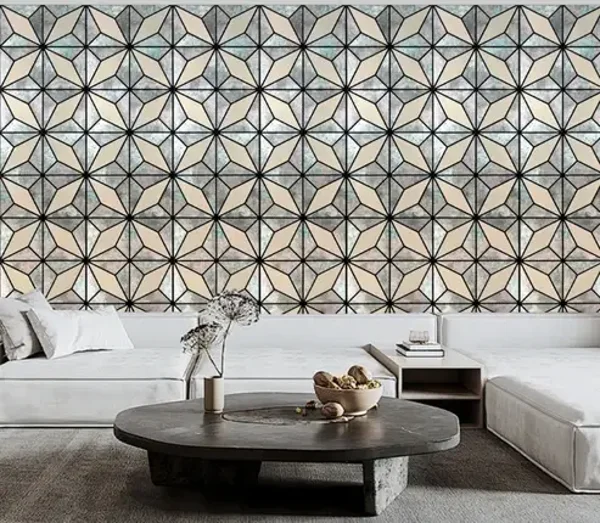 Wall Panel 010A - Antique Metallic Grey - Acoustic - 240cm - (1 pack / 4pcs)