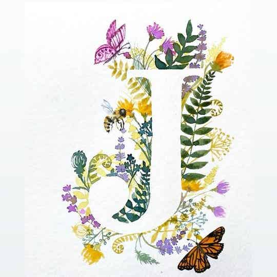 Monograme lettre " J "