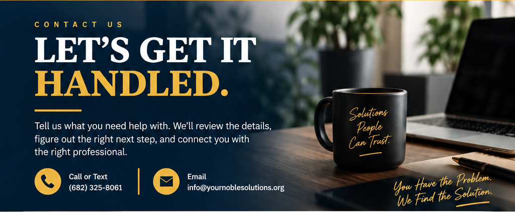 Your Noble Solutions - Let's Get It Handled