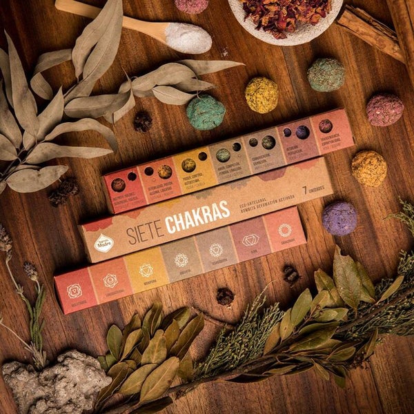Bombita de Defumación Activada 7 Chakras - Caja 7 bombitas