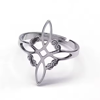 Anillo Nudo de Brujas Adaptable
