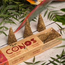 Conos Artesanales de Incienso de Caléndula y Romero - 1 unidad