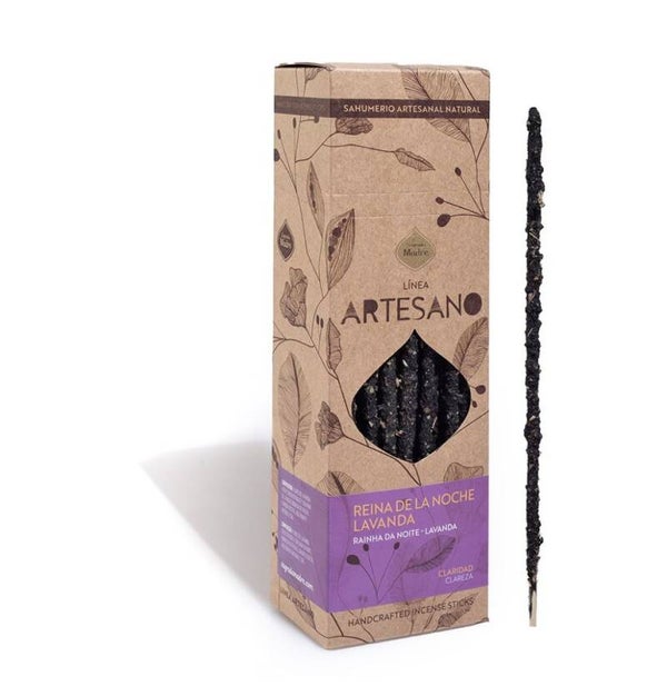 Incienso Artesano a Granel: Reina de la Noche y Lavanda - 1 varilla