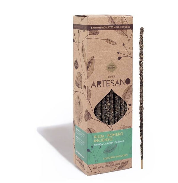 Incienso Artesano a Granel: Ruda y Romero - 1 varilla