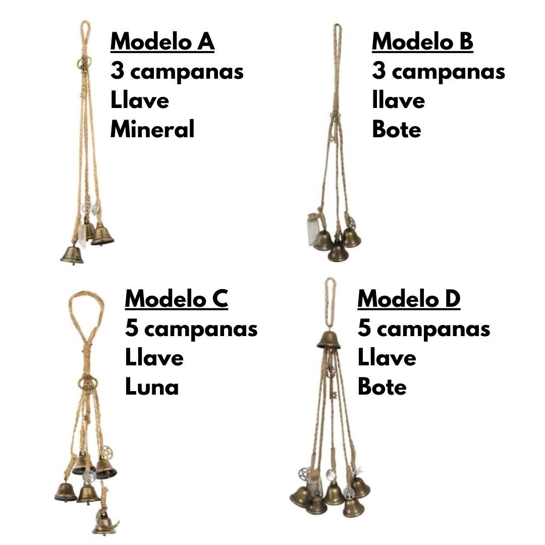 Amuleto Campanas de Bruja – Protección y Energía Positiva