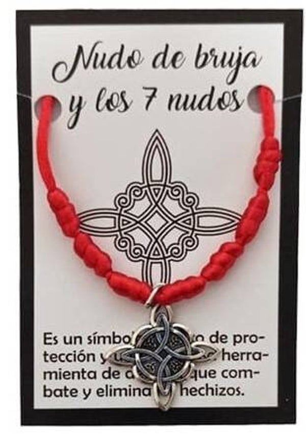 Pulsera Nudo de bruja y 7 nudos