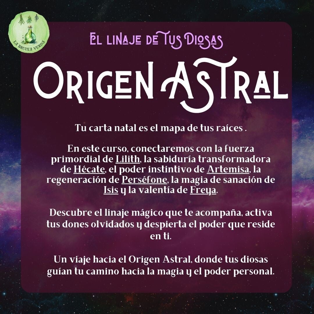 Origen Astral: El Linaje de tus Diosas TEMA 10