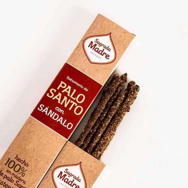 Incienso de Palo Santo con Sándalo - Caja 8 varillas