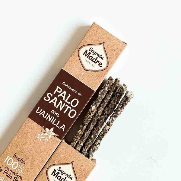Incienso de Palo Santo con Vainilla - Caja de 8 varilla