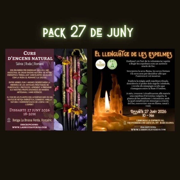 Pack Jornada Ancestral 27 de Juny