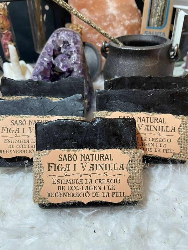 Jabón Natural de Higo y Vainilla