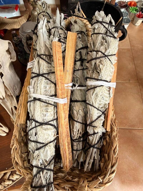 Pack Salvia Blanca con Piel de Serpiente + Teia