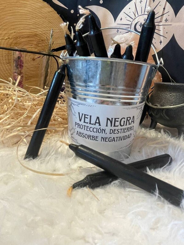Vela Negra para Rituales y Hechizos