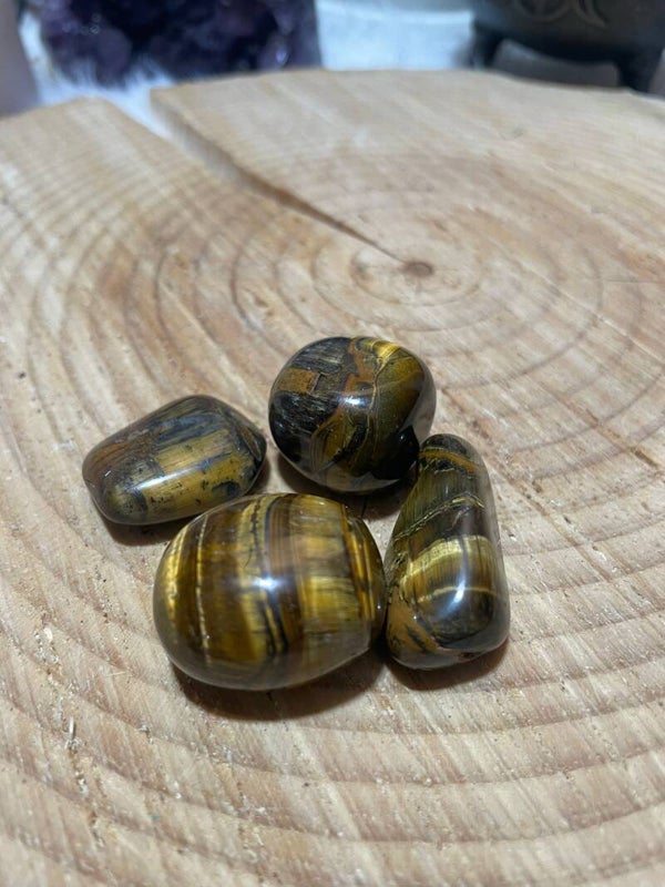 Ojo de Tigre Pulido - Mineral Protector