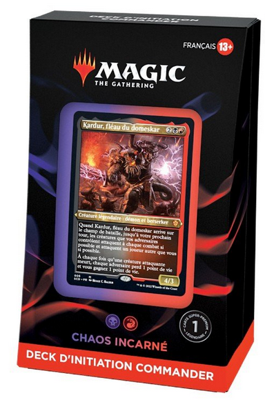 deck d'initiation commander - chaos incarné