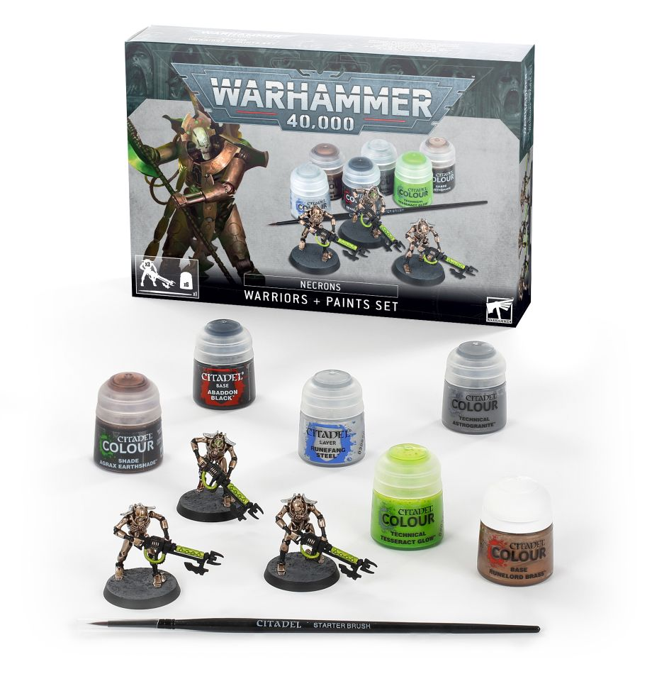 Necrons Warriors + Paints set