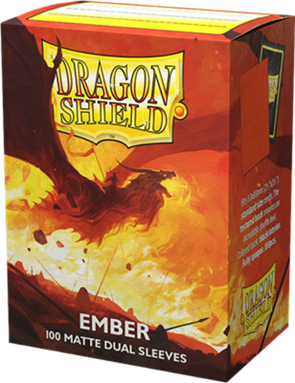 100 Dragon Shield Dual Matte - Ember