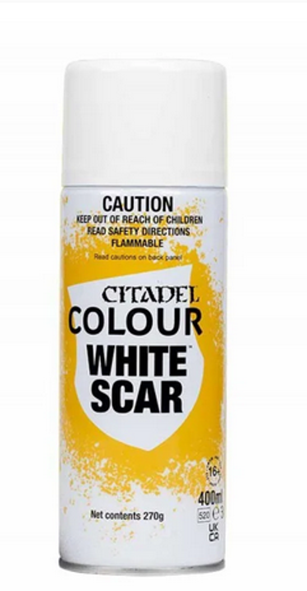 spray white scar