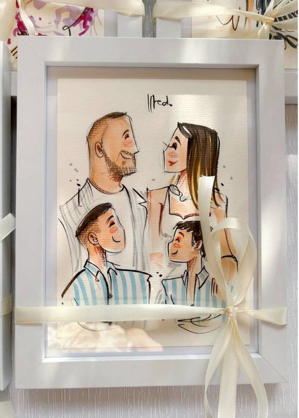 Versione Sketch (10cm x 15cm) CON CORNICE