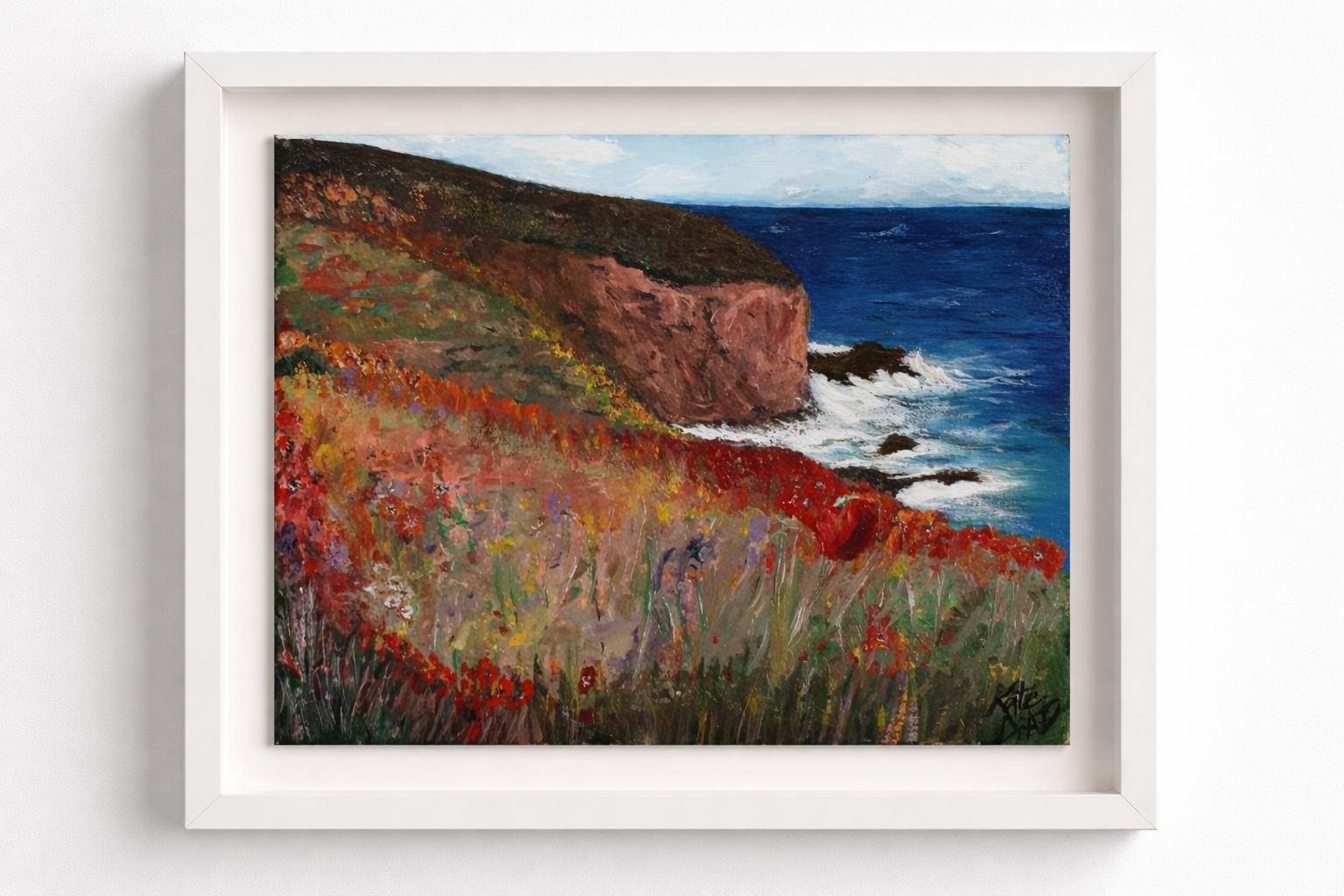 Tableau Personnalisable - Paysage marin avec son cadre sur mesure dès: