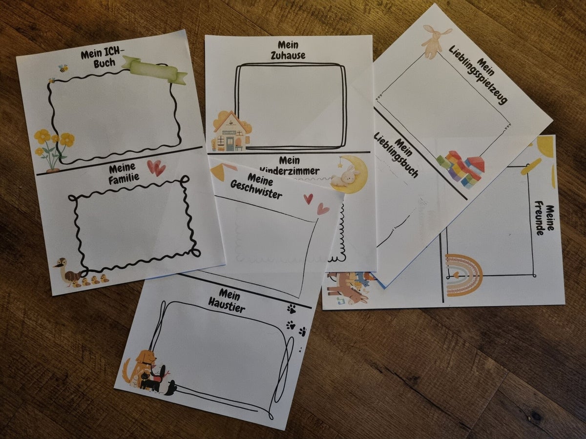 ICH-Buch - 2 Varianten / Downloads - kostenlos | Enaskinderblog