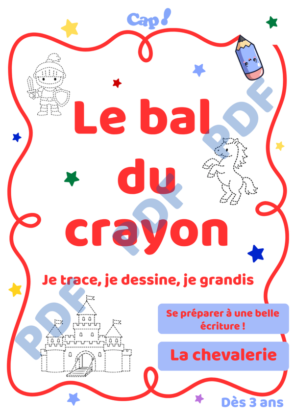 Le bal du crayon - Chevalerie - PDF à imprimer