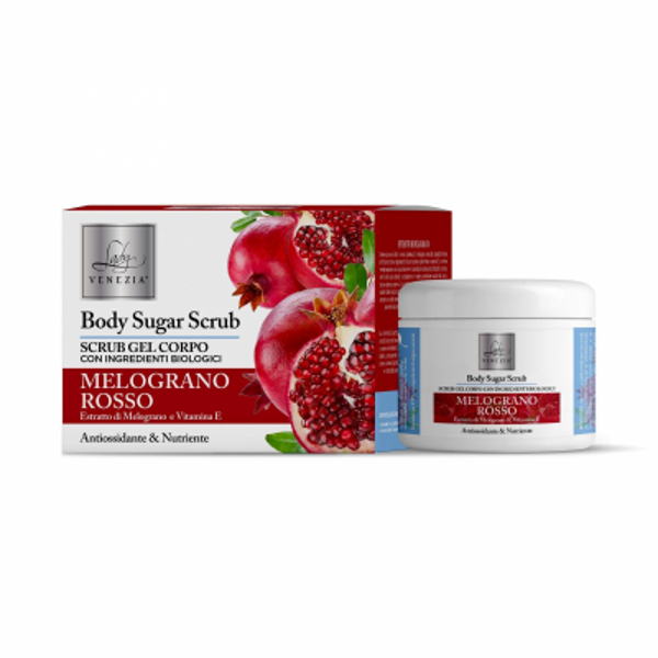 LADY VENEZIA SCRUB CORPO MELOGRANO ROSSO