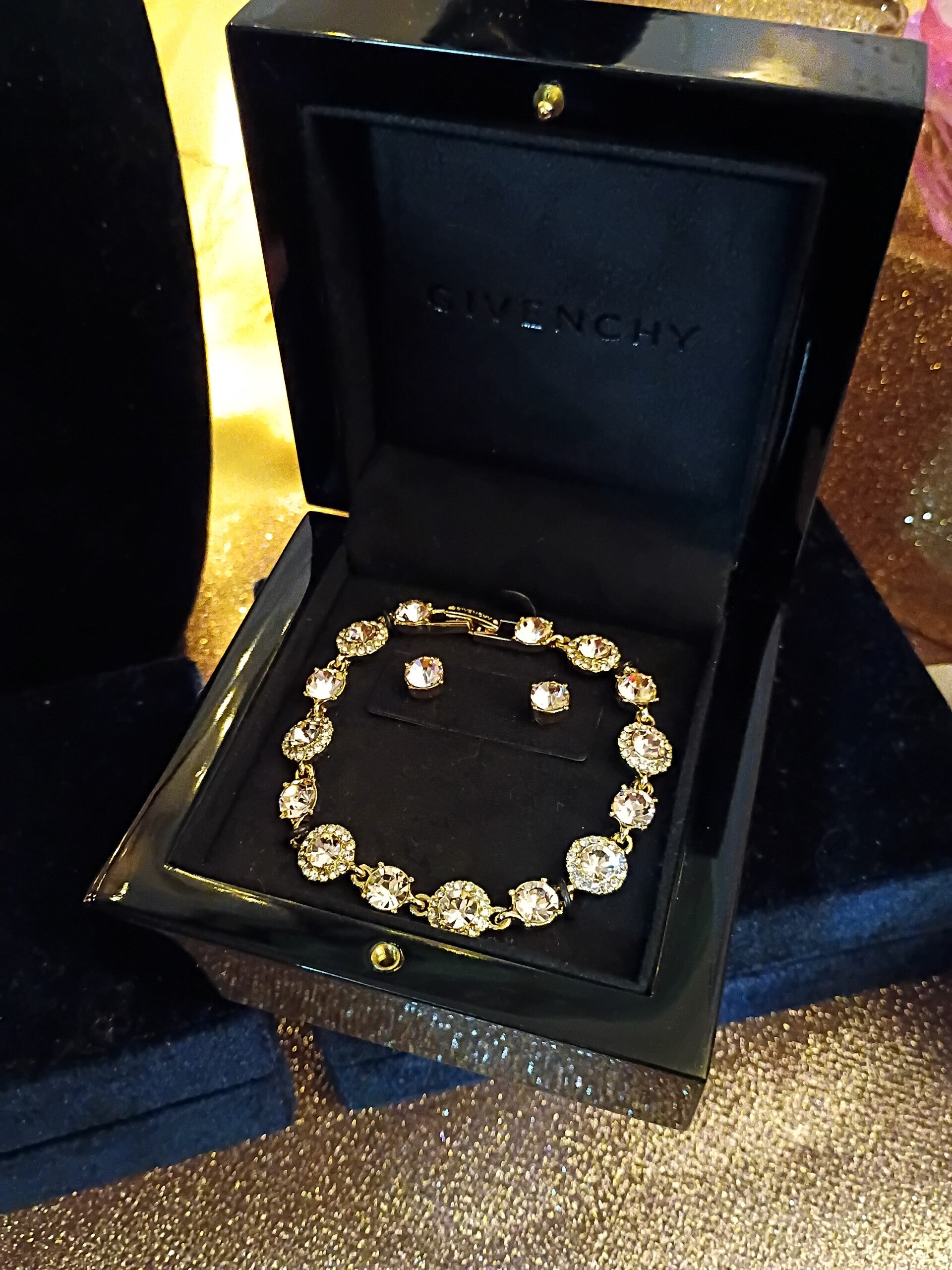 Givenchy bracelet earring combo
