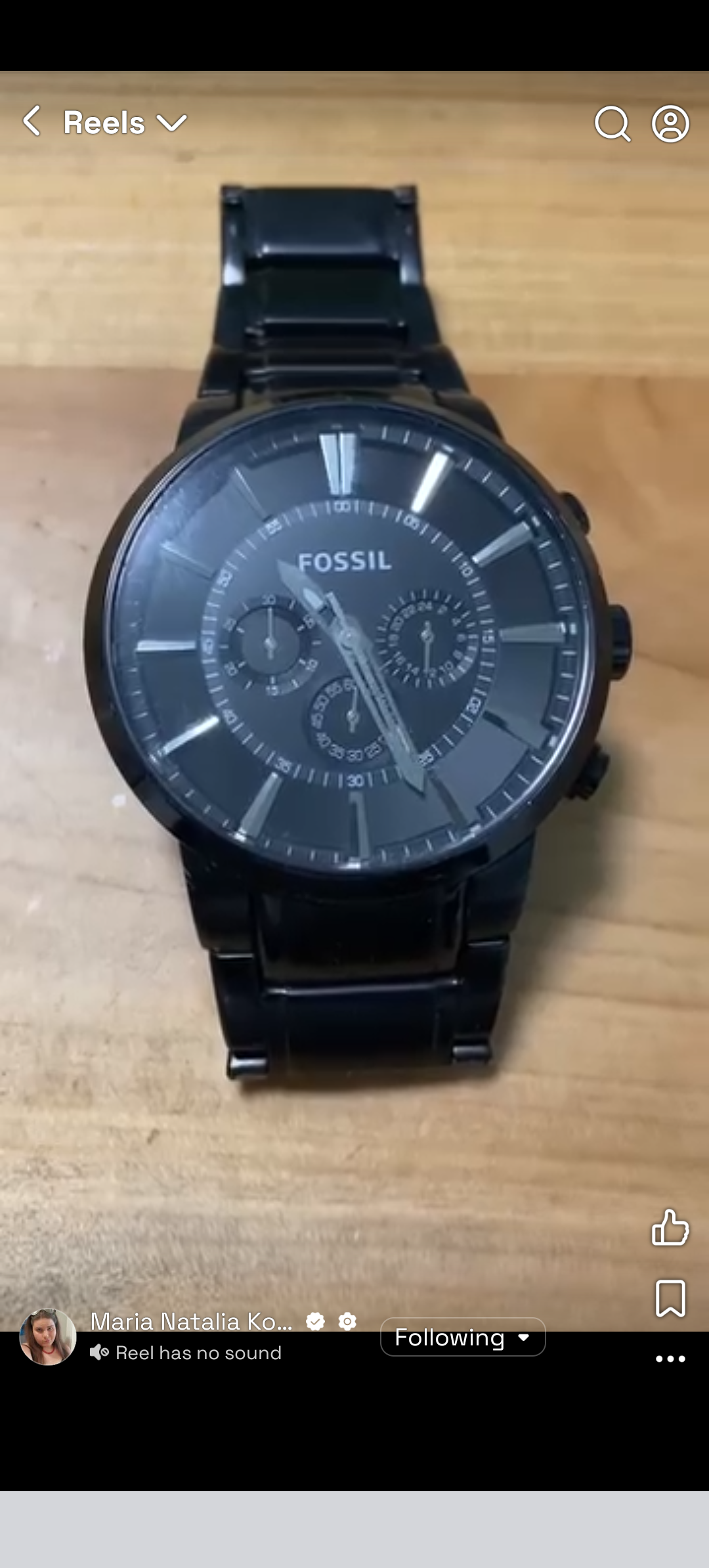 Fossil mens watch