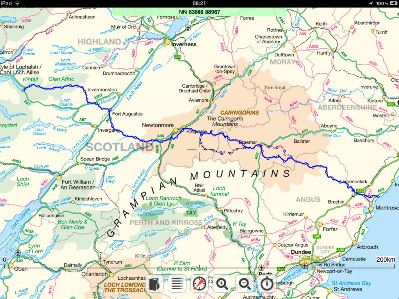 Route TGOC 2012 Dutch Dippers