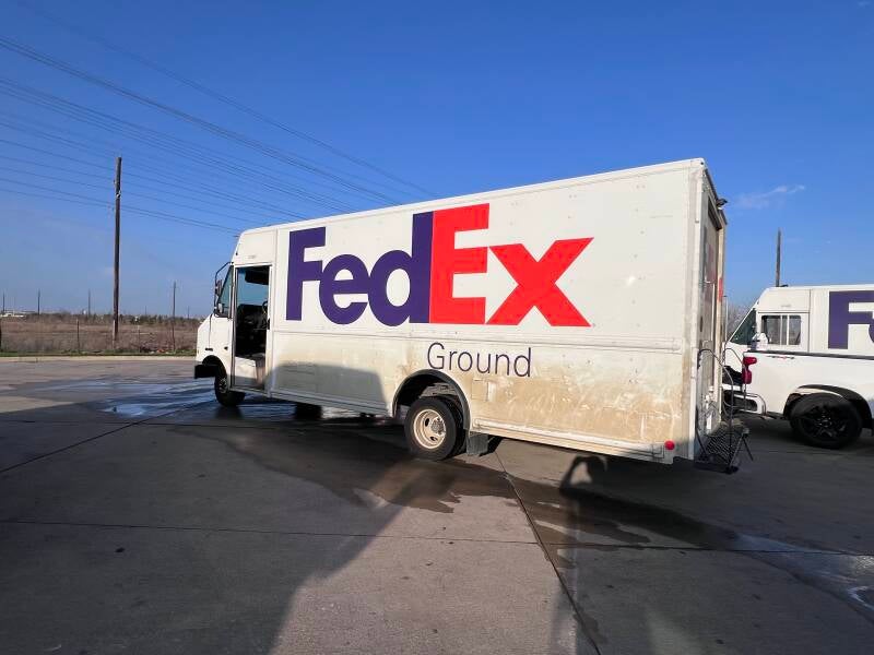Truck wash - before