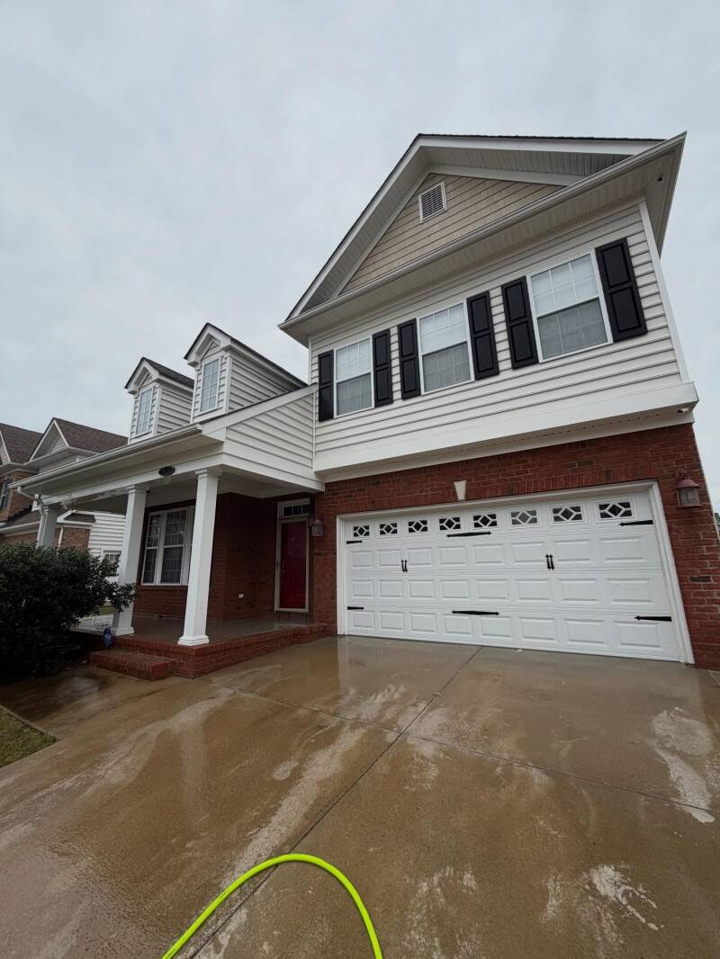 House wash - after