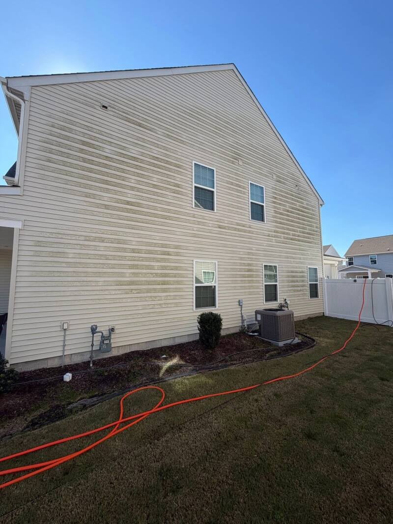 House wash - before 