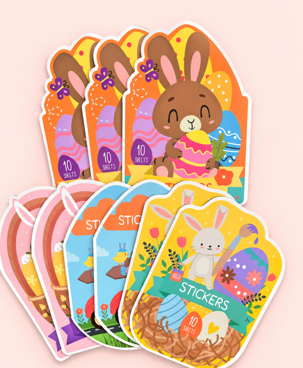 Lot 9 carnets de stickers