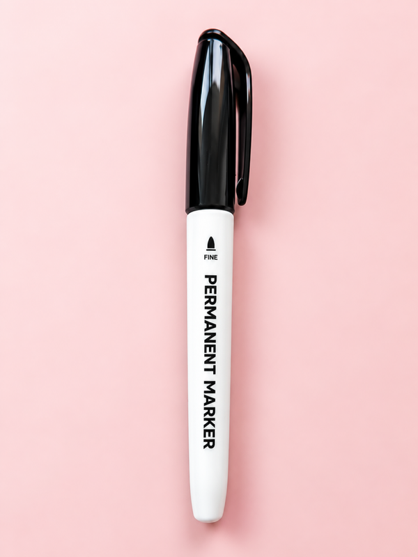 Marqueur noir permanent