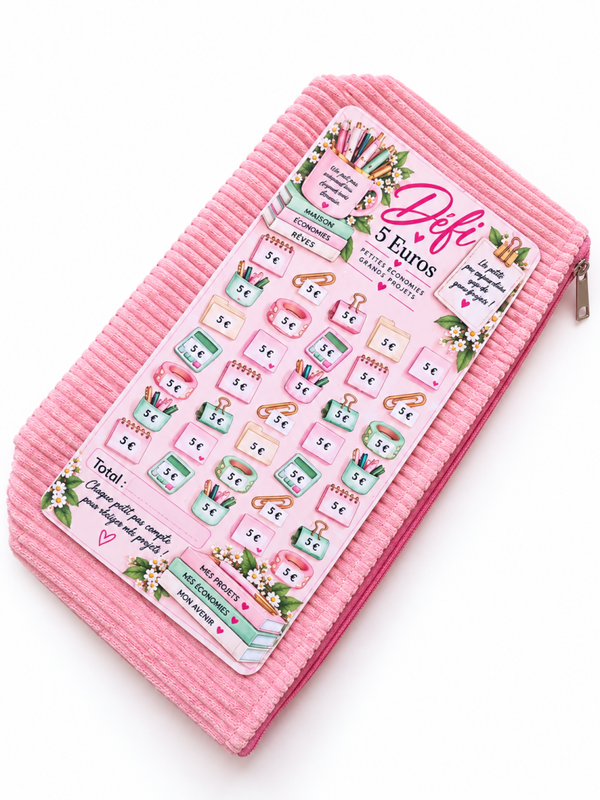 Pochette et son défi 5 euros