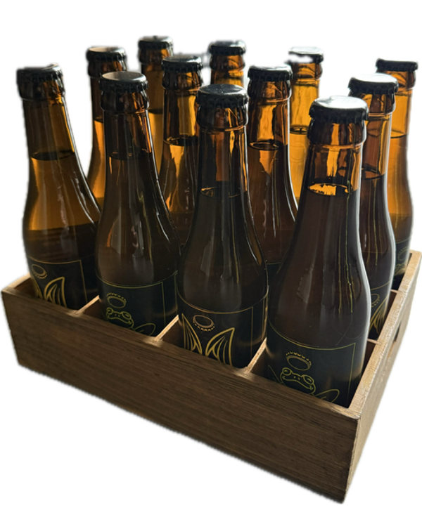Houten kist - 12x33 cl