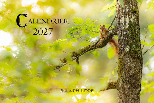 Calendrier 2027 - Pré-commande jusqu'au 1 décembre 2026