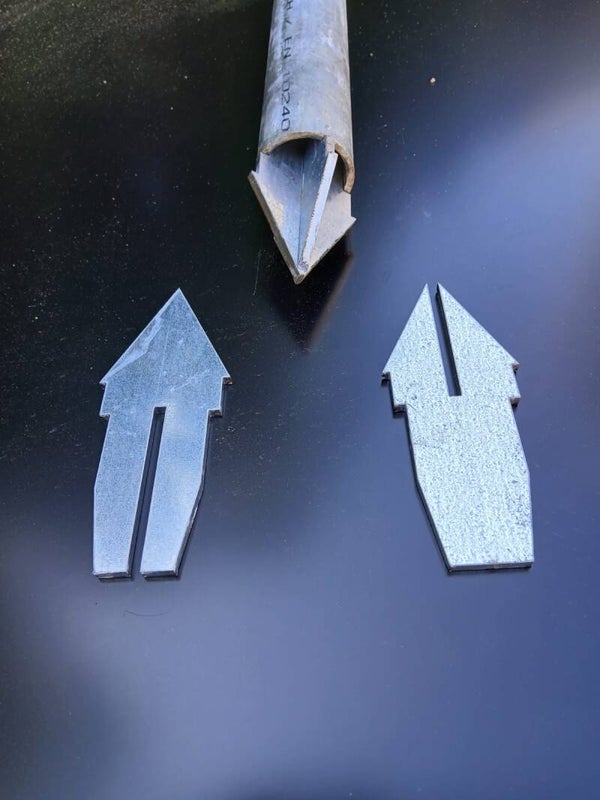 Pointe perdue PP 40mm mâle/femelle livraison incluse
