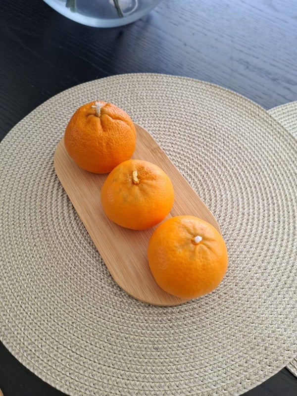 Kit de Tres Velas Mandarina