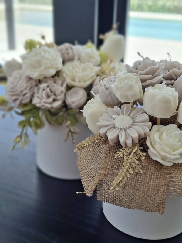 Bouquet de flores de vela