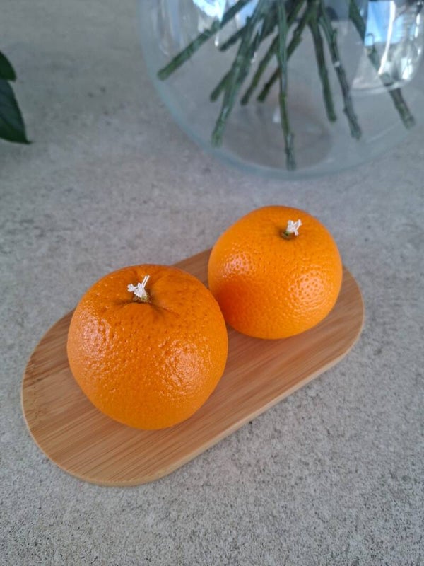 Vela Naranja Grande