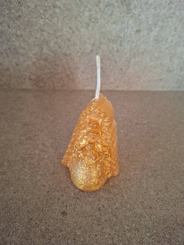 Vela virgen del Rocio dorada