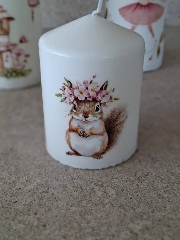 Vela Ardilla- colección Hadas Elfo