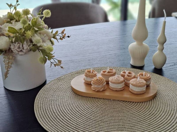Surtido de 4 Velas Galletas Danesas