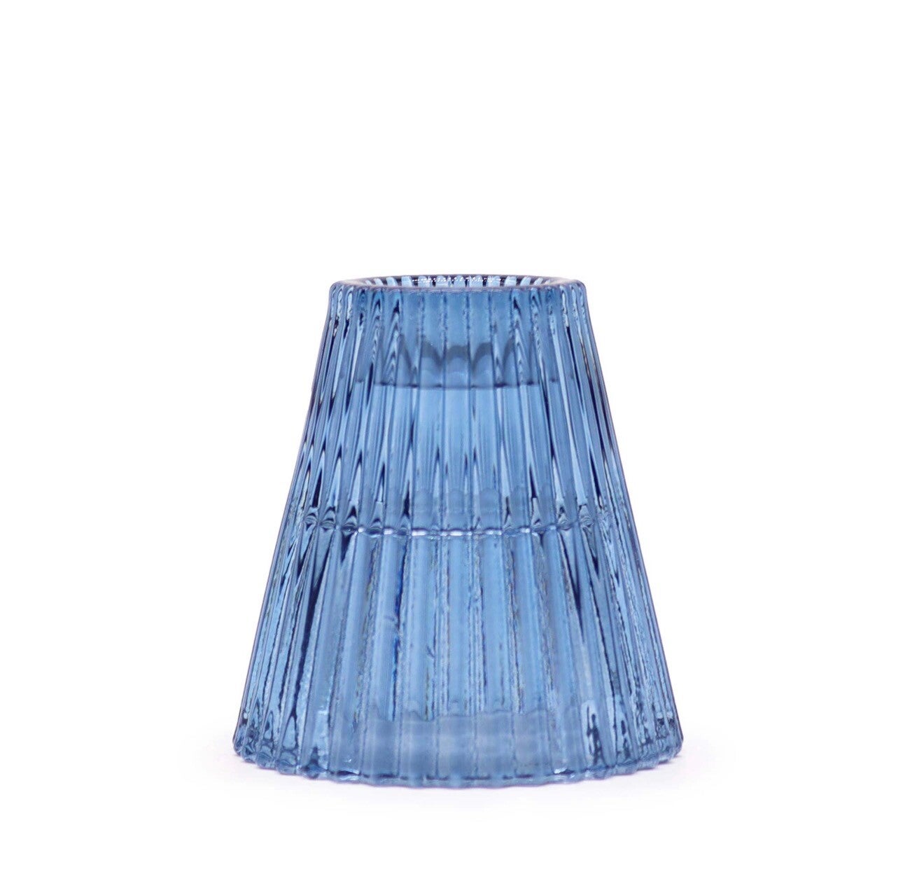 Portavelas Reversible para Velas de cena / Velas de té - Azul