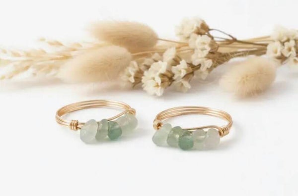 Anillo Aventurina Verde